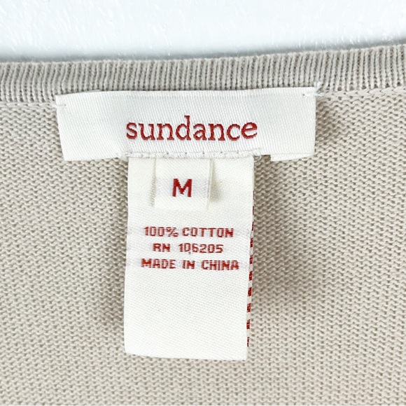 SUNDANCE Celia Embroidered Crochet Lace Trim Tunic Dress, Size Medium - Picture 3 of 8